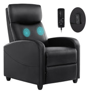 Recliner Chair with Lumbar Support and Adjustable Backrest