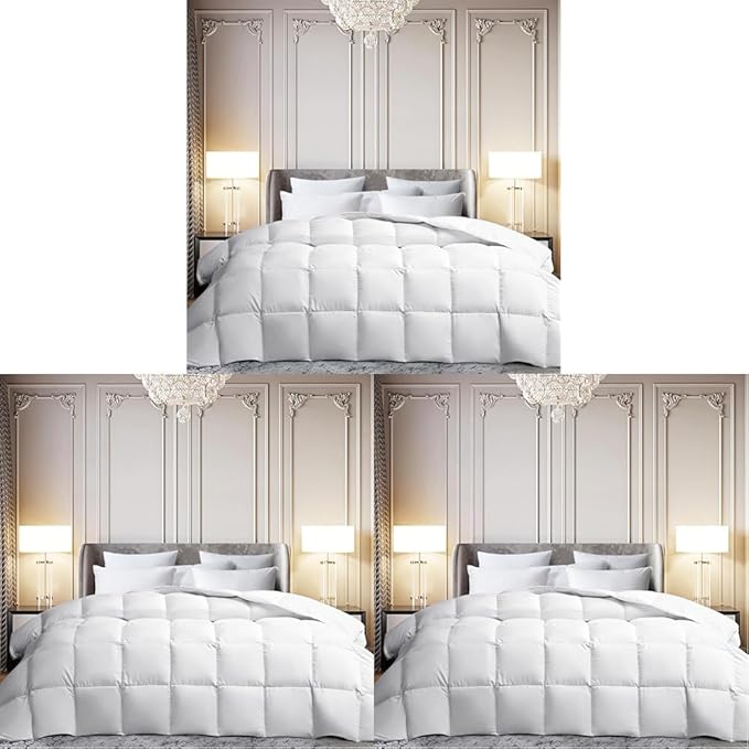 White Goose Feather Down Comforter King Size