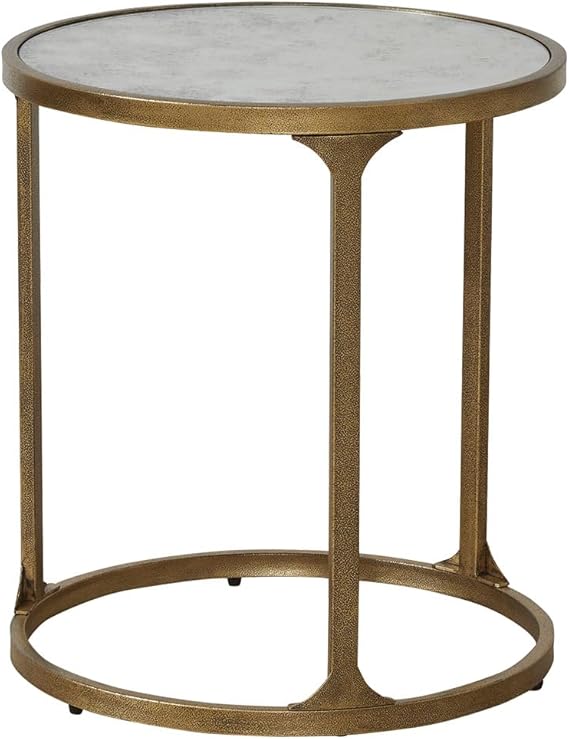 Mid-Century Modern End Table with Lower Shelf