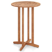 Outdoor Acacia Wood Bar Table 39" Round