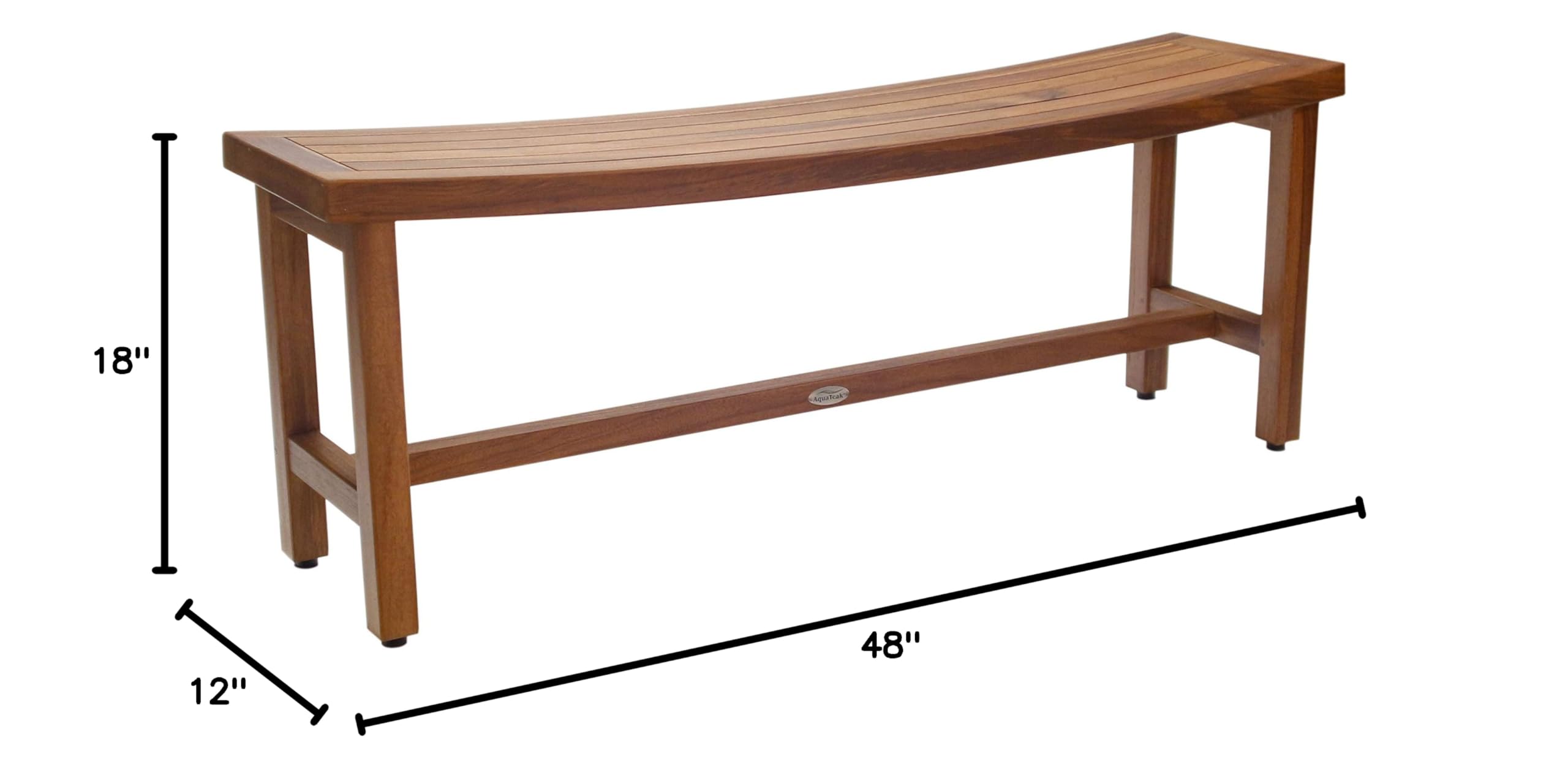 Teak Shower Bench 48 Inch