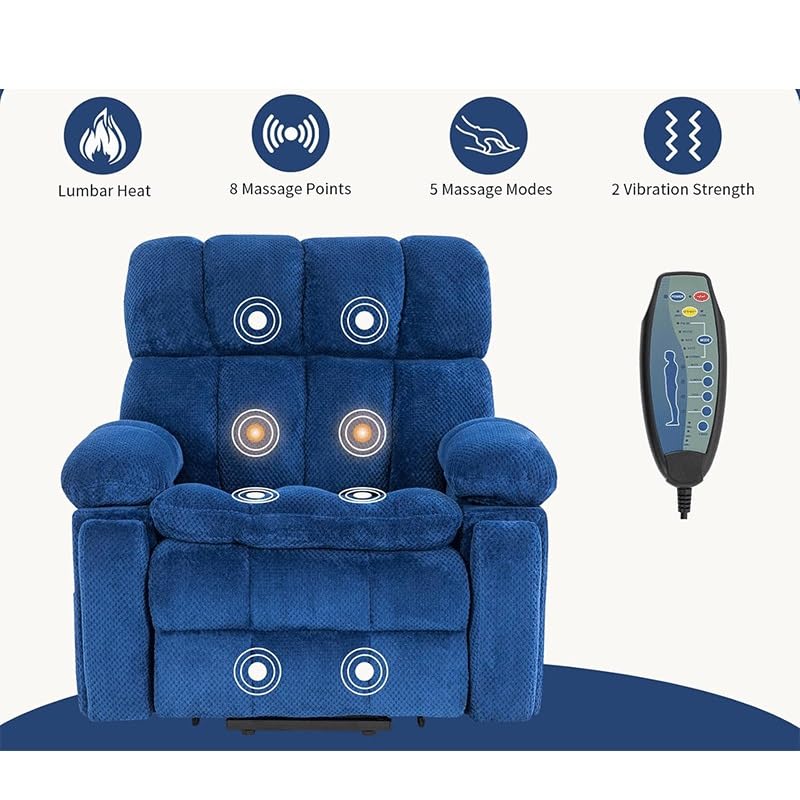 Power Lift Recliner Chair with Massage and Heat