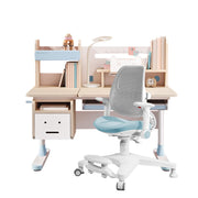Adjustable Height Kids Study Desk with Chair