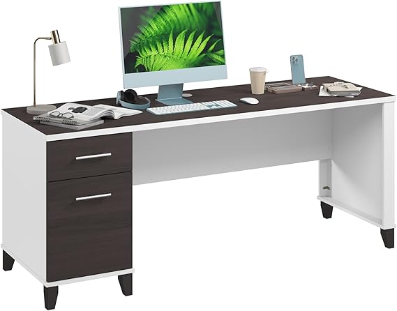 72W Office Desk with Drawers
