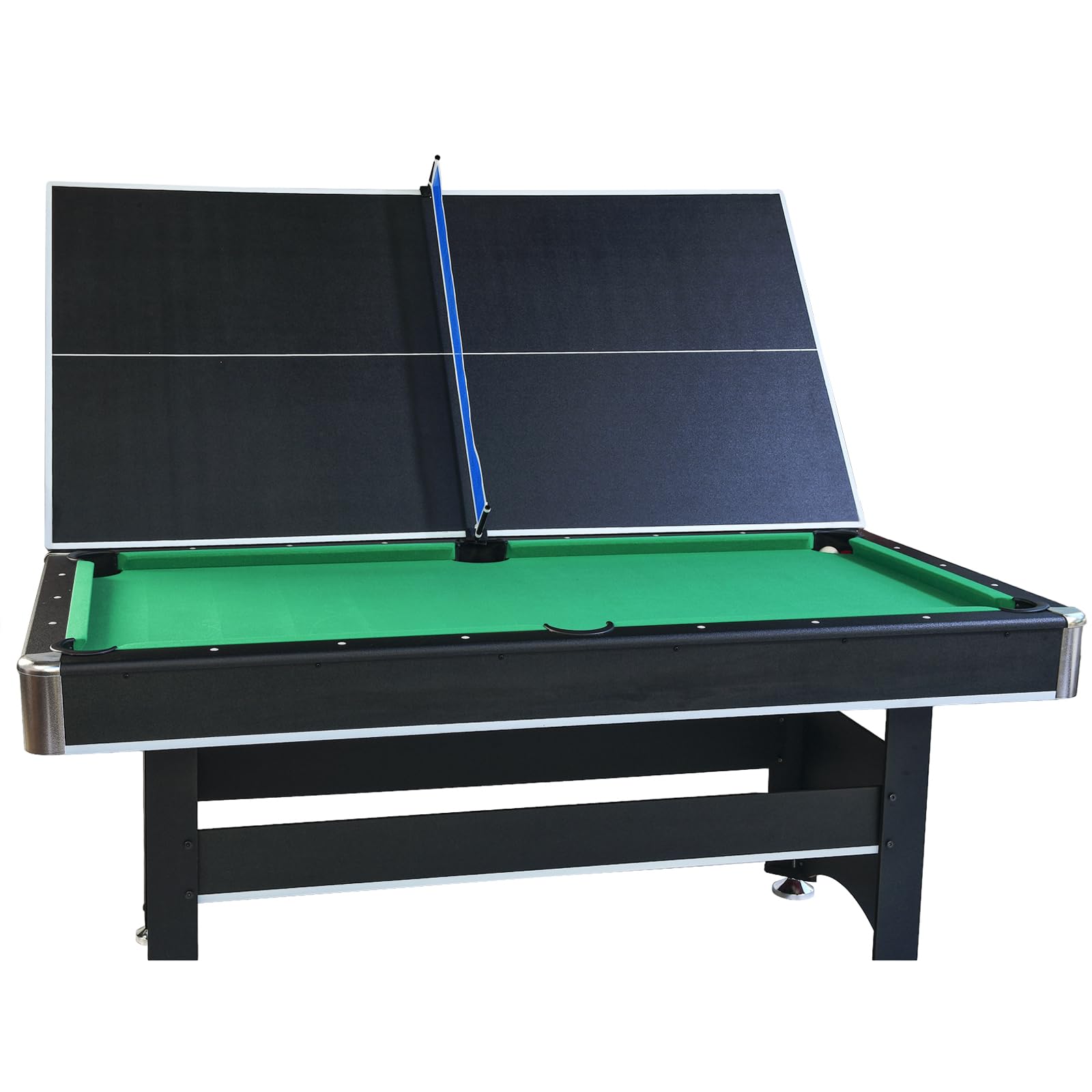 2-in-1 Pool and Table Tennis Game Table 6-Foot