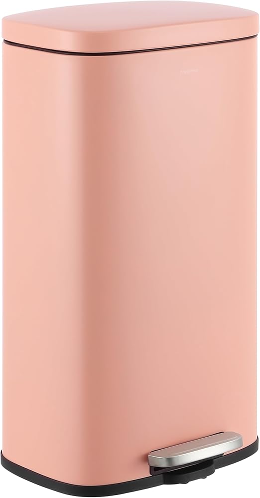 8-Gallon Step-Open Trash Can with Soft Close