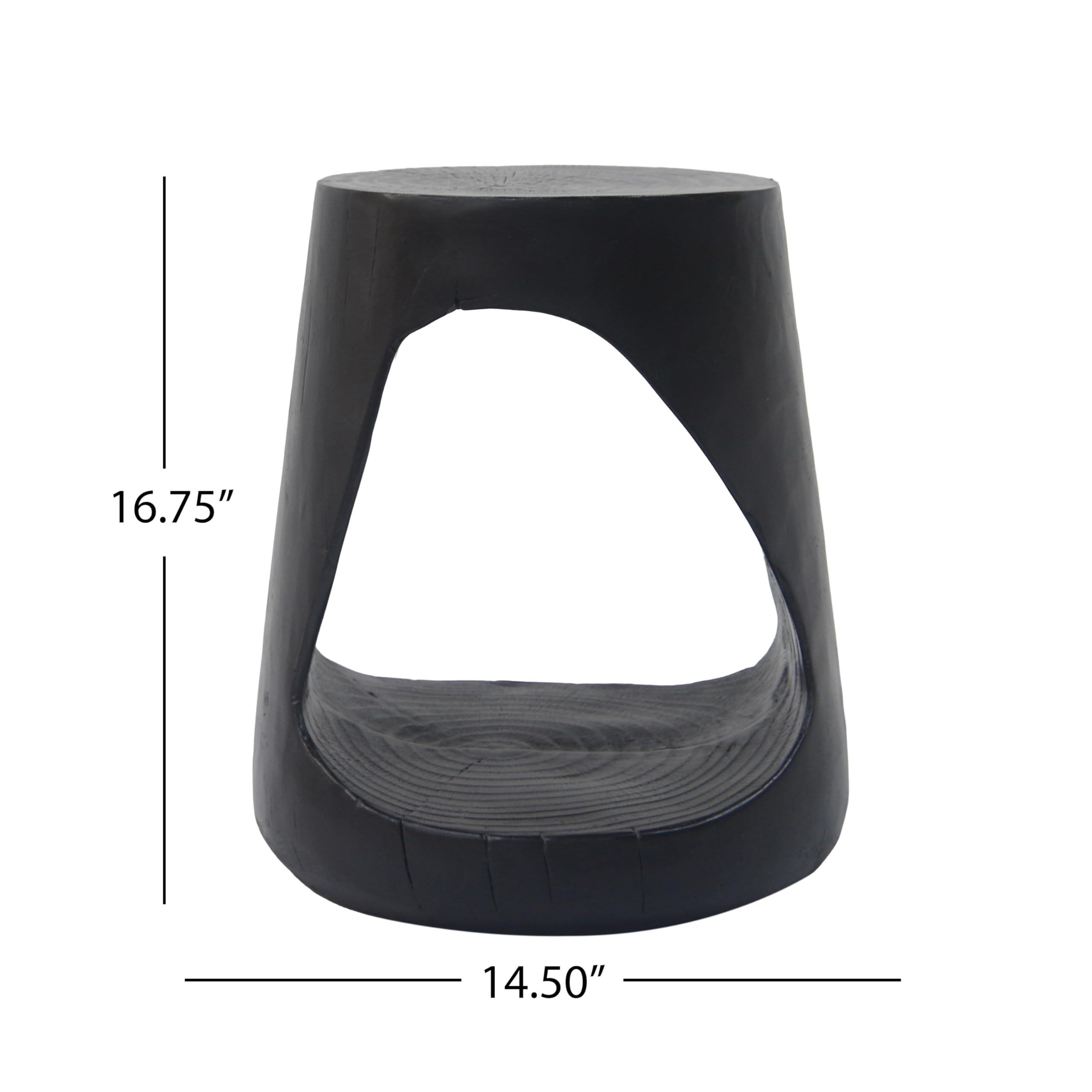 Hollow MGO Accent Side Table