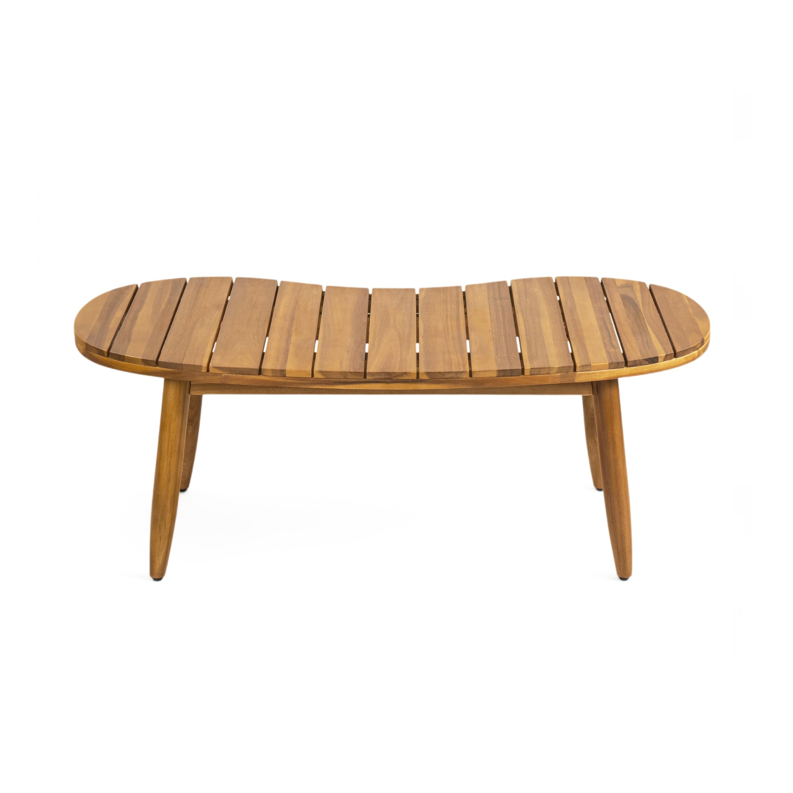 2 Piece Acacia Wood Patio Conversation Set with Loveseat