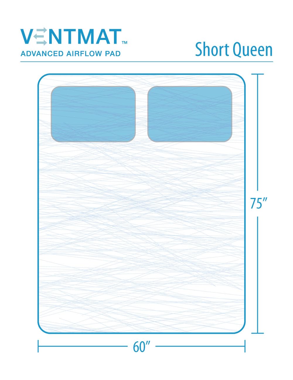Mattress Airflow Pad - Short Queen