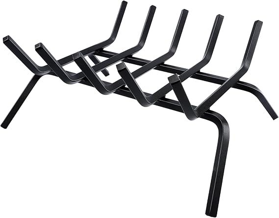 30-Inch Heavy Duty Cast Iron Fireplace Grate