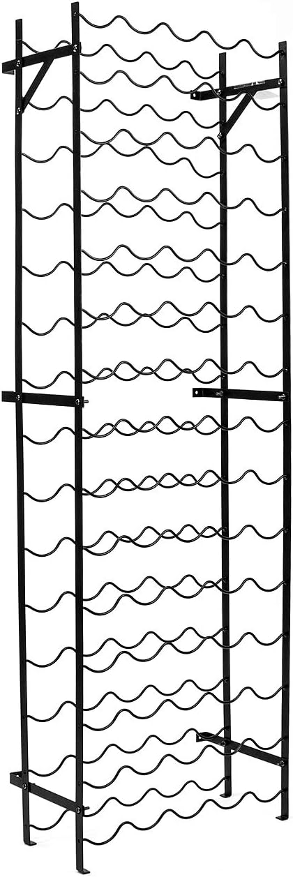 75 Bottle Wine Rack Freestanding Floor Storage
