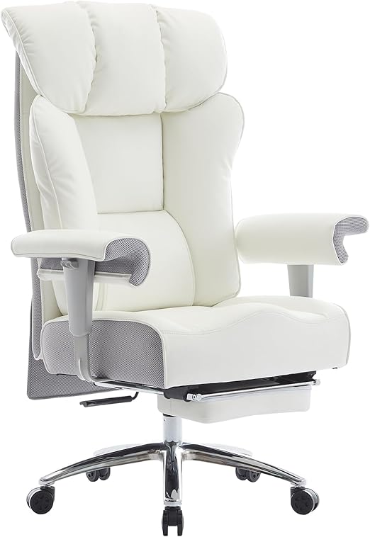 Heavy Duty Executive Office Chair with Footrest