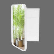 16 x 24 Inch Rounded Rectangle Medicine Cabinet with Mirror