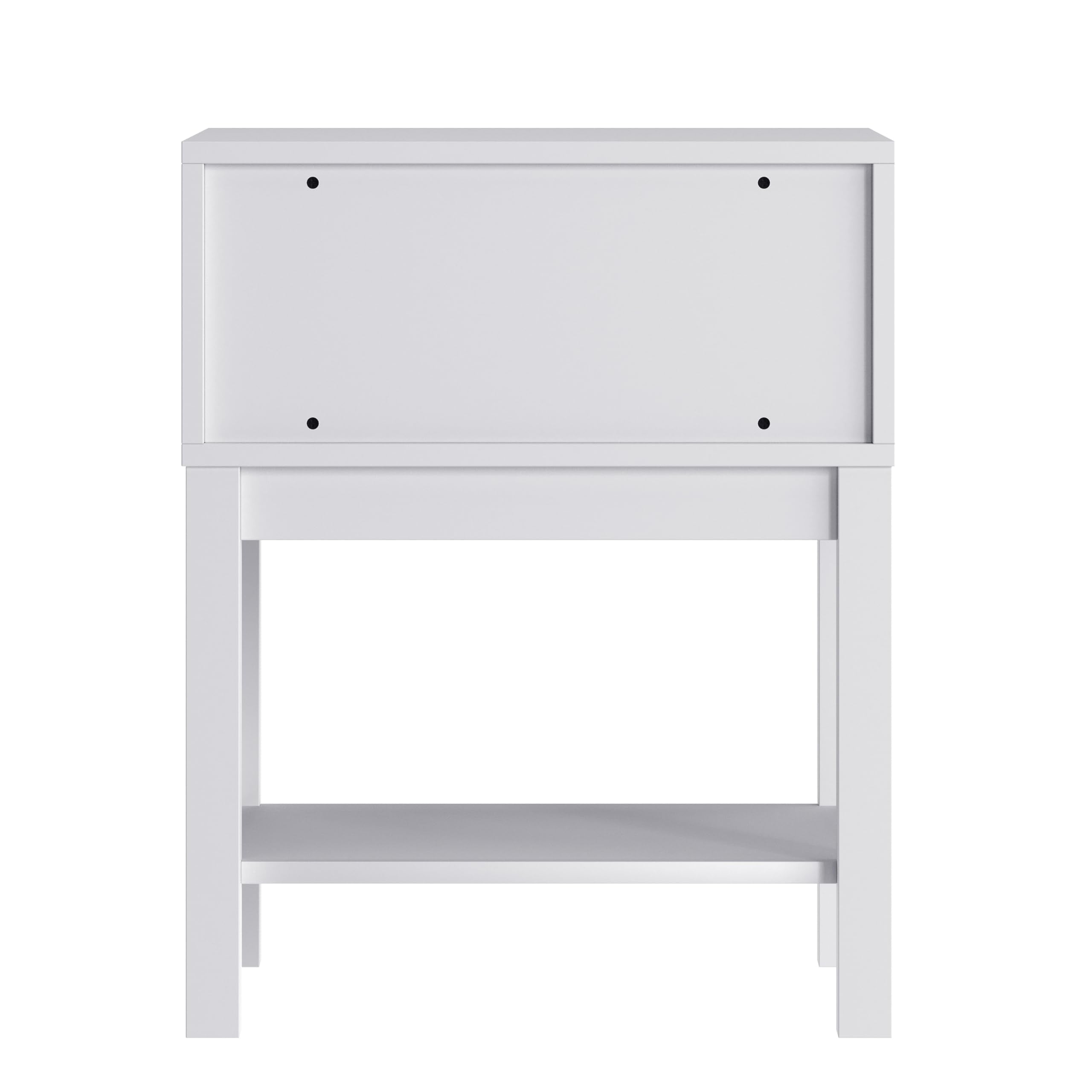 Kids Wood Nightstand with Drawer and Shelf