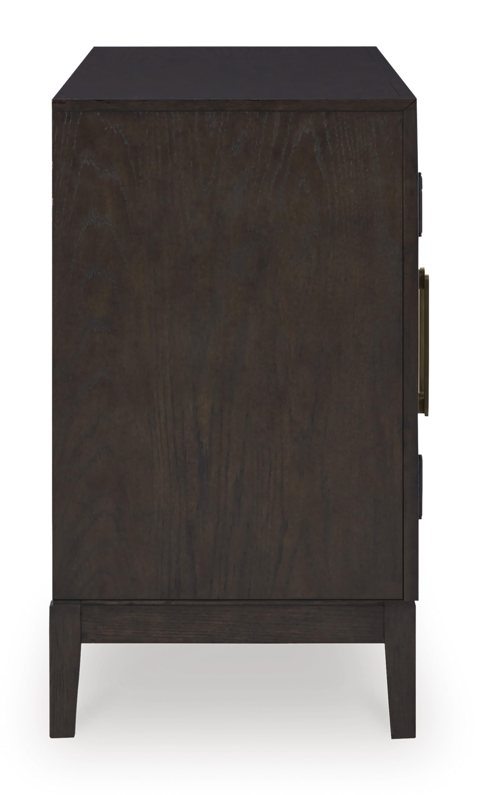 Burkhaus Dining Server with Glass Front Cabinets