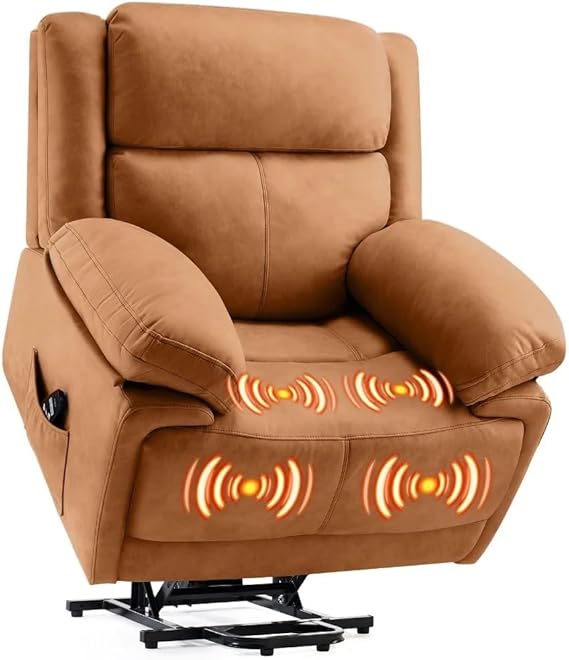 Oversized Electric Power Lift Recliner Chair with Massage and Heat
