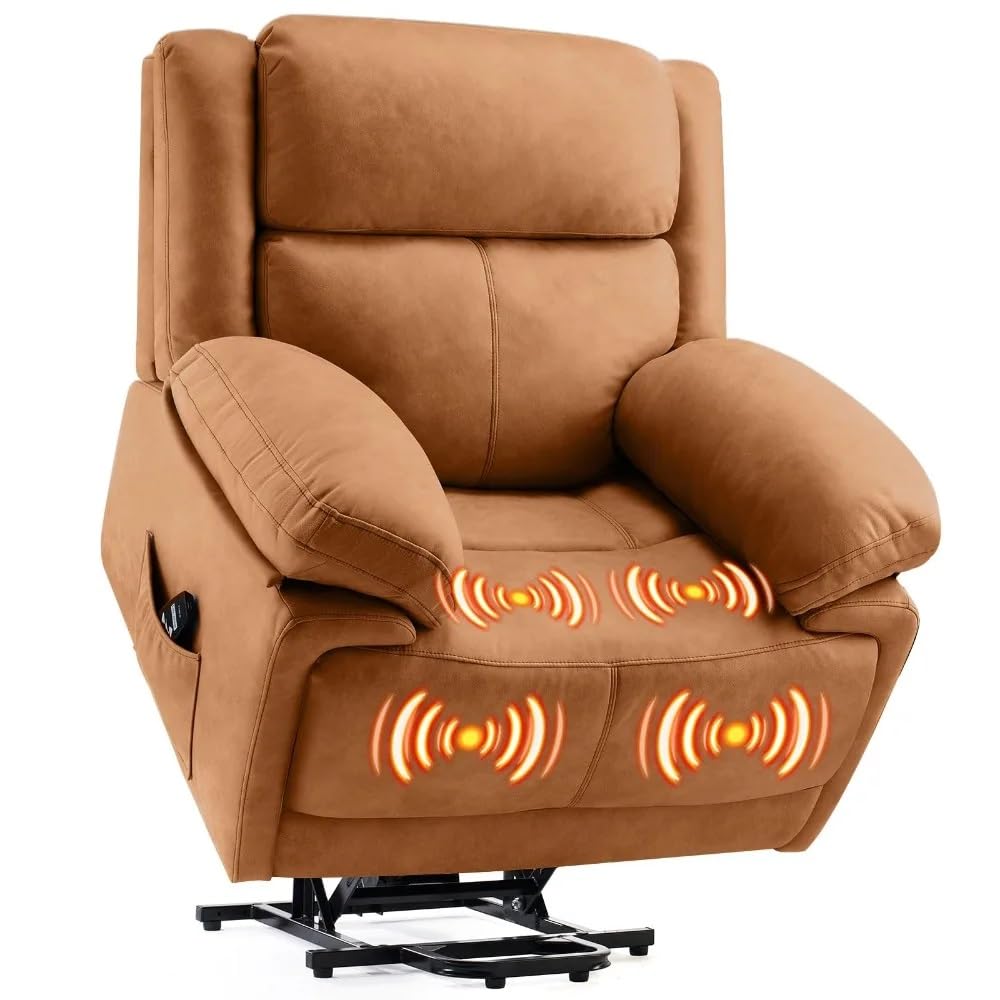 Oversized Electric Power Lift Recliner Chair with Massage and Heat