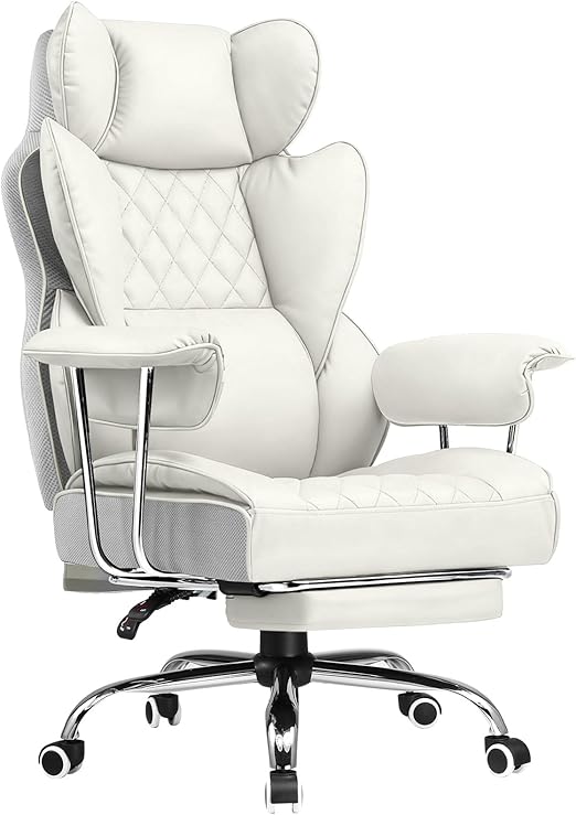 Ergonomic Office Chair with Footrest