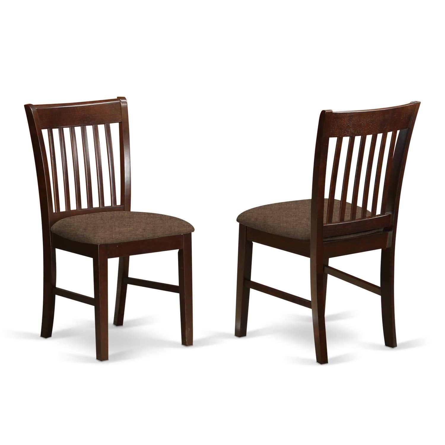 3-Piece Round Dining Table Set with Linen Chairs