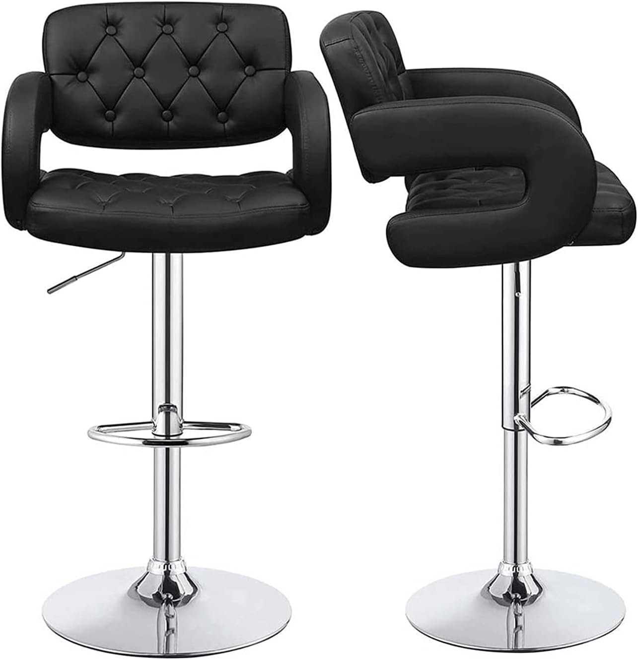 Adjustable Swivel Bar Stool Set of 2