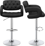 Adjustable Swivel Bar Stool Set of 2