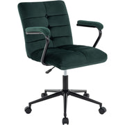 Velvet Home Office Desk Chair with Wheels
