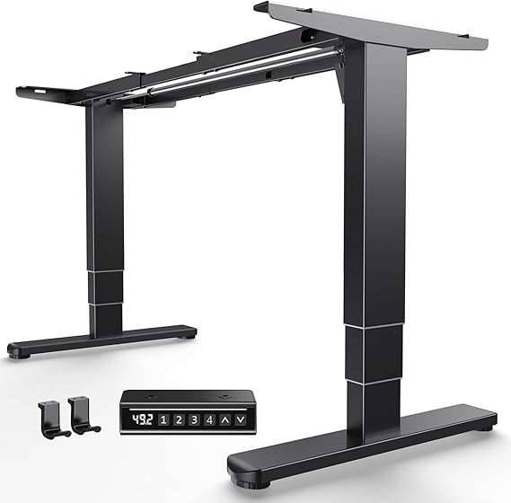 Electric Standing Desk Frame with Brushless Motor