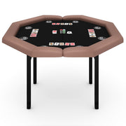 Octagonal Poker Table 8 Player Folding Game Table