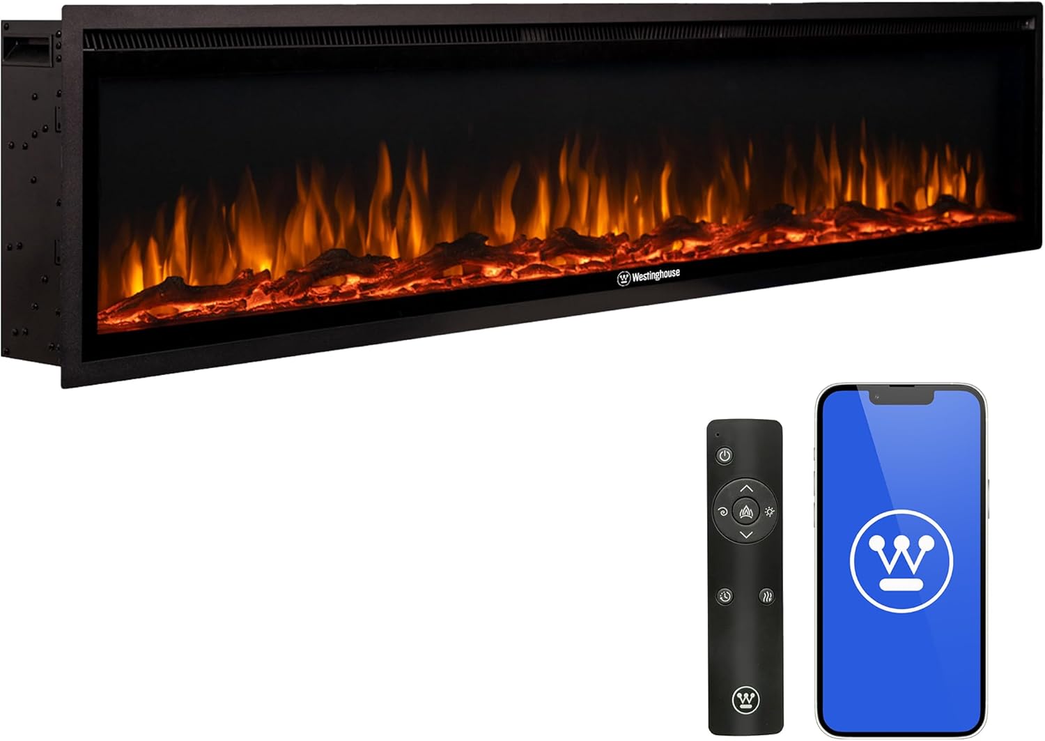 50 Inch Smart Electric Fireplace