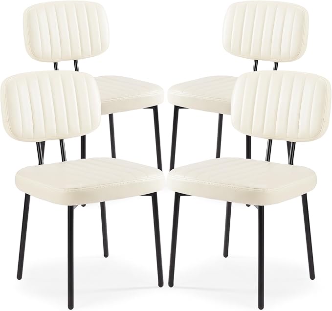 Mid-Century Modern Dining Chairs Set of 4