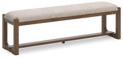 Farmhouse Upholstered Dining Bench
