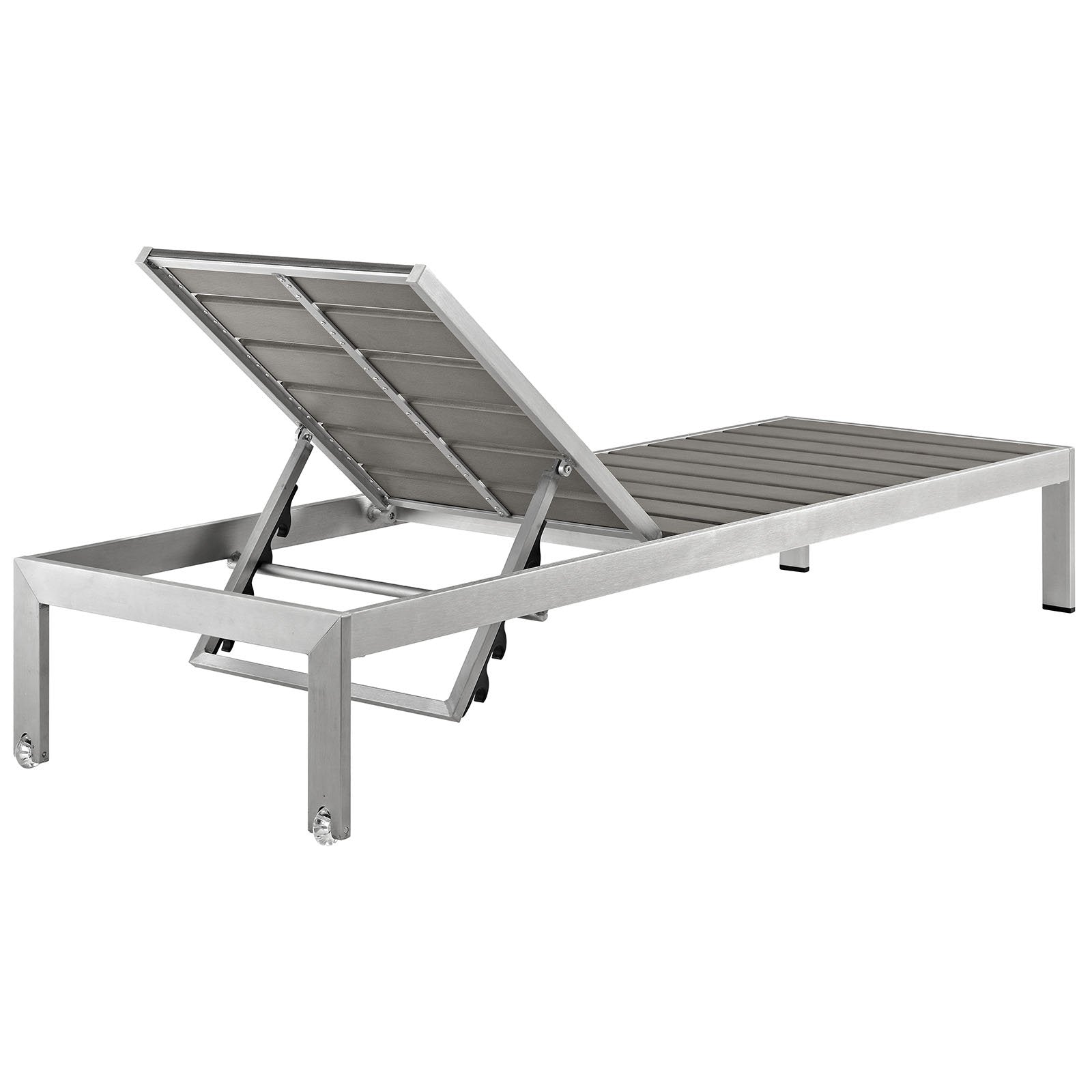 Aluminum Outdoor Patio Chaise Lounge Chair