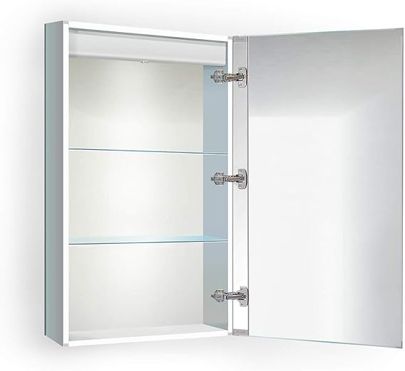 LED Medicine Cabinet 20x30 with Dimmer and Defogger
