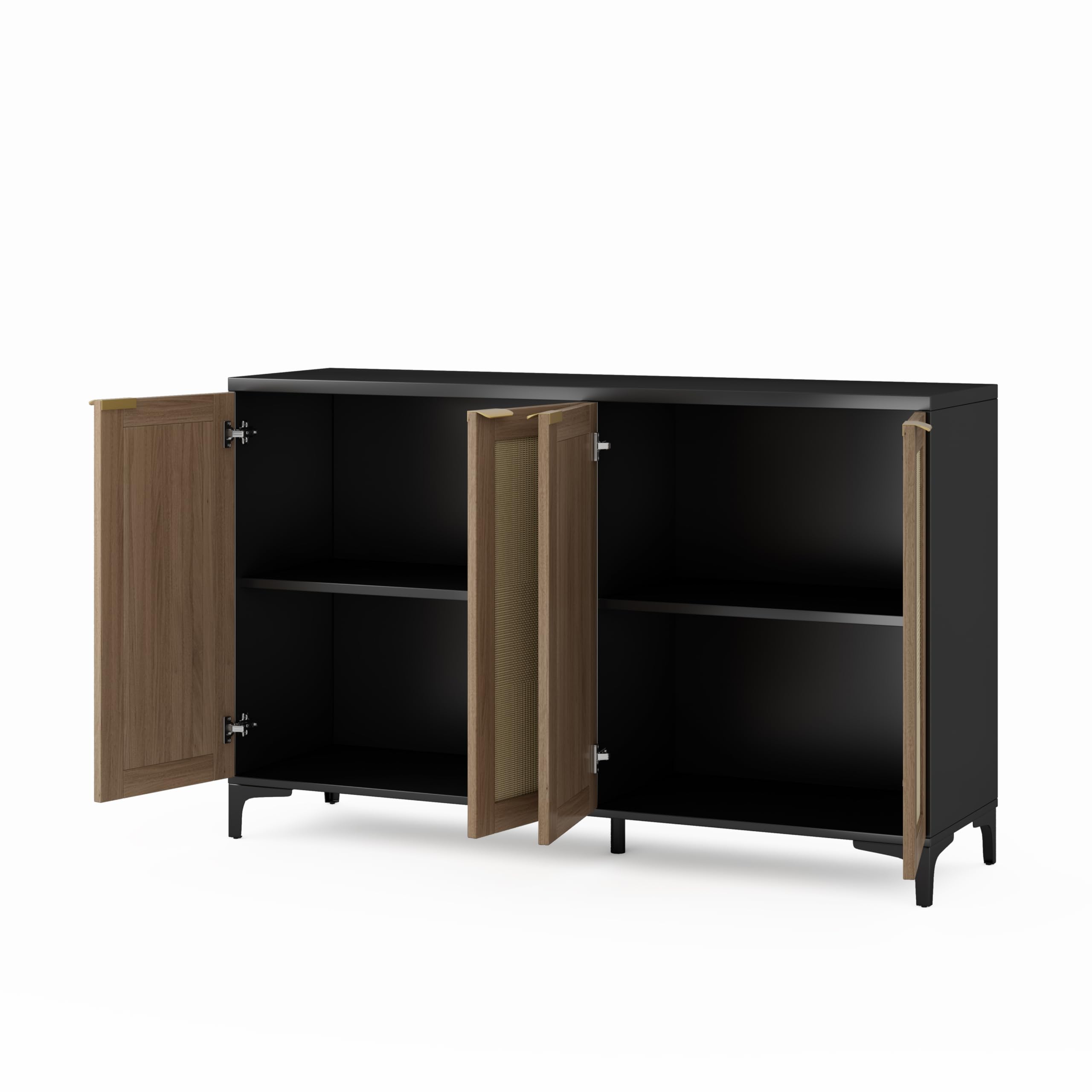 Rattan Sideboard Buffet Cabinet with Storage