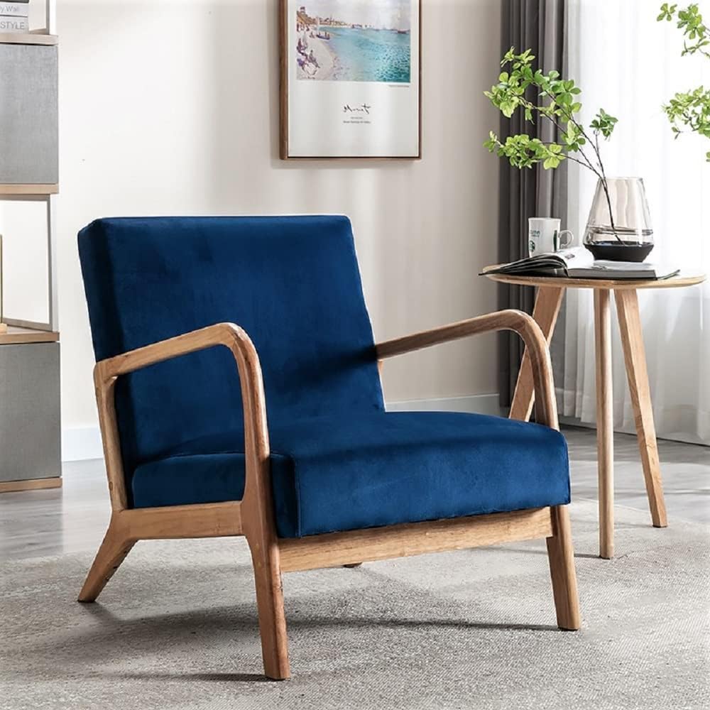 Rose Velvet Lounge Armchair