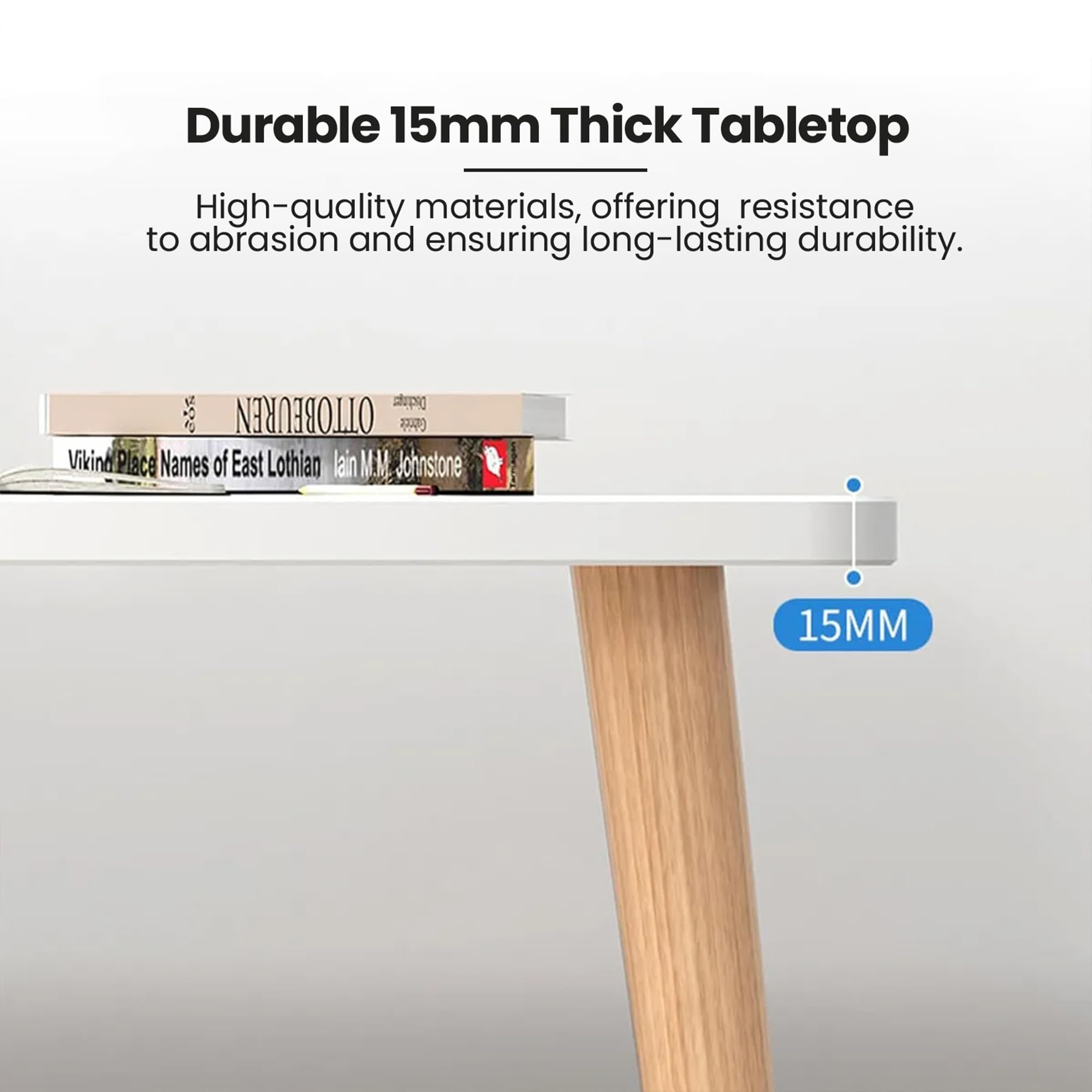 Modern White Wooden Computer Desk