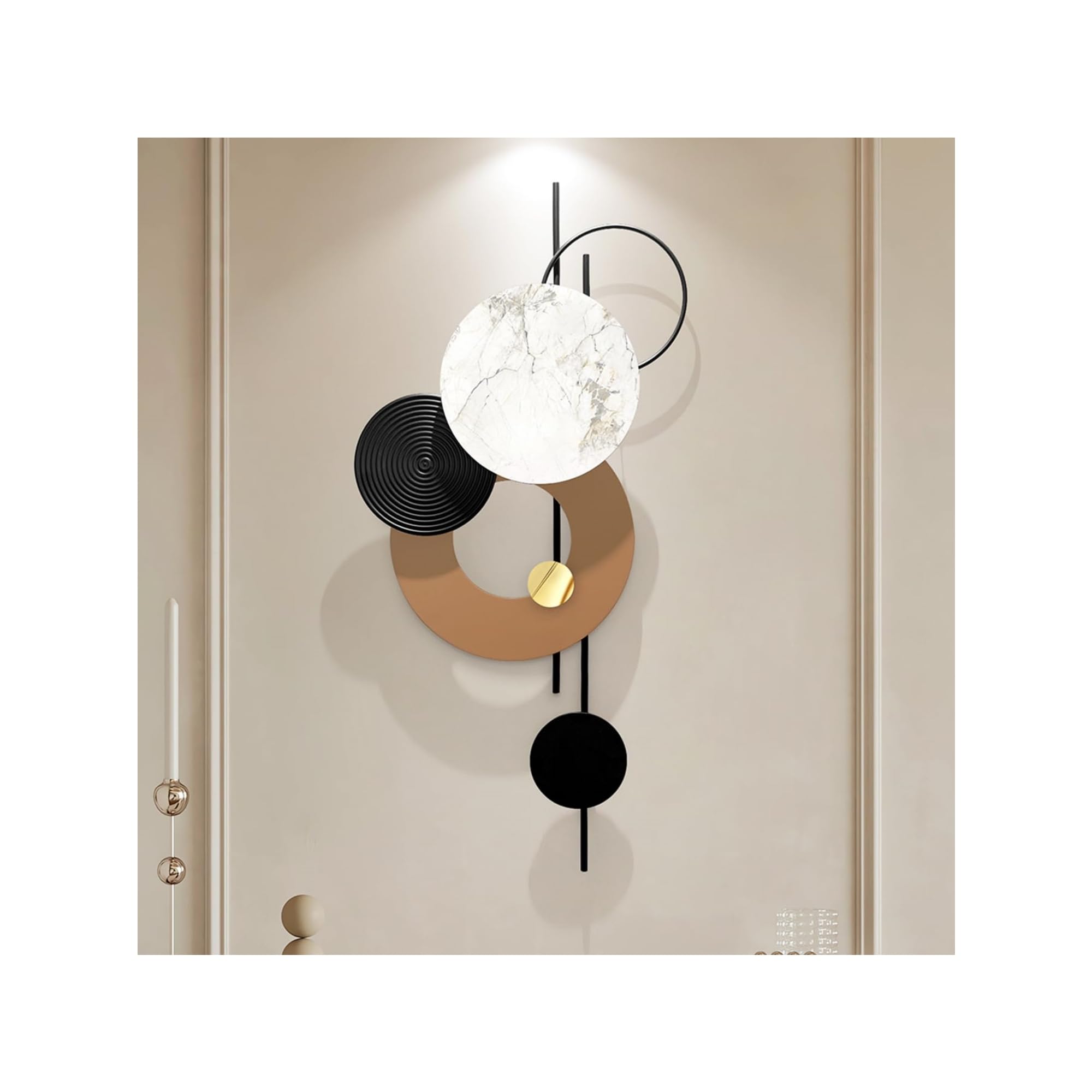 Large Metal Wall Decor 3D Sculpture