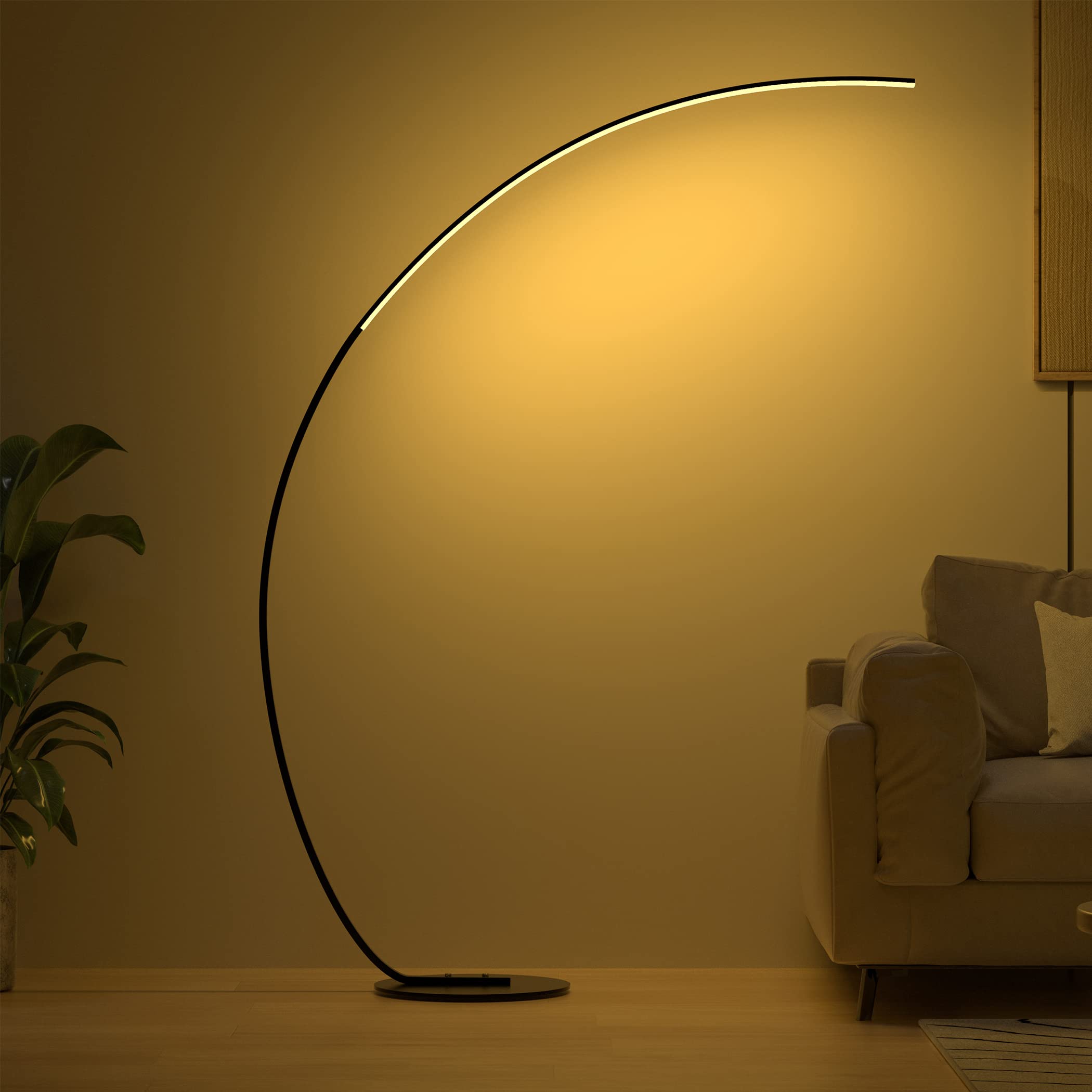 RGB Arc Floor Lamp with Remote