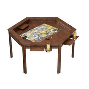 Hexagonal Board Game Table for 6 Players