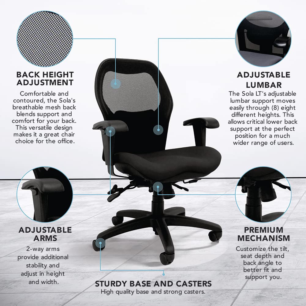 Ergonomic Office Chair with Lumbar Support