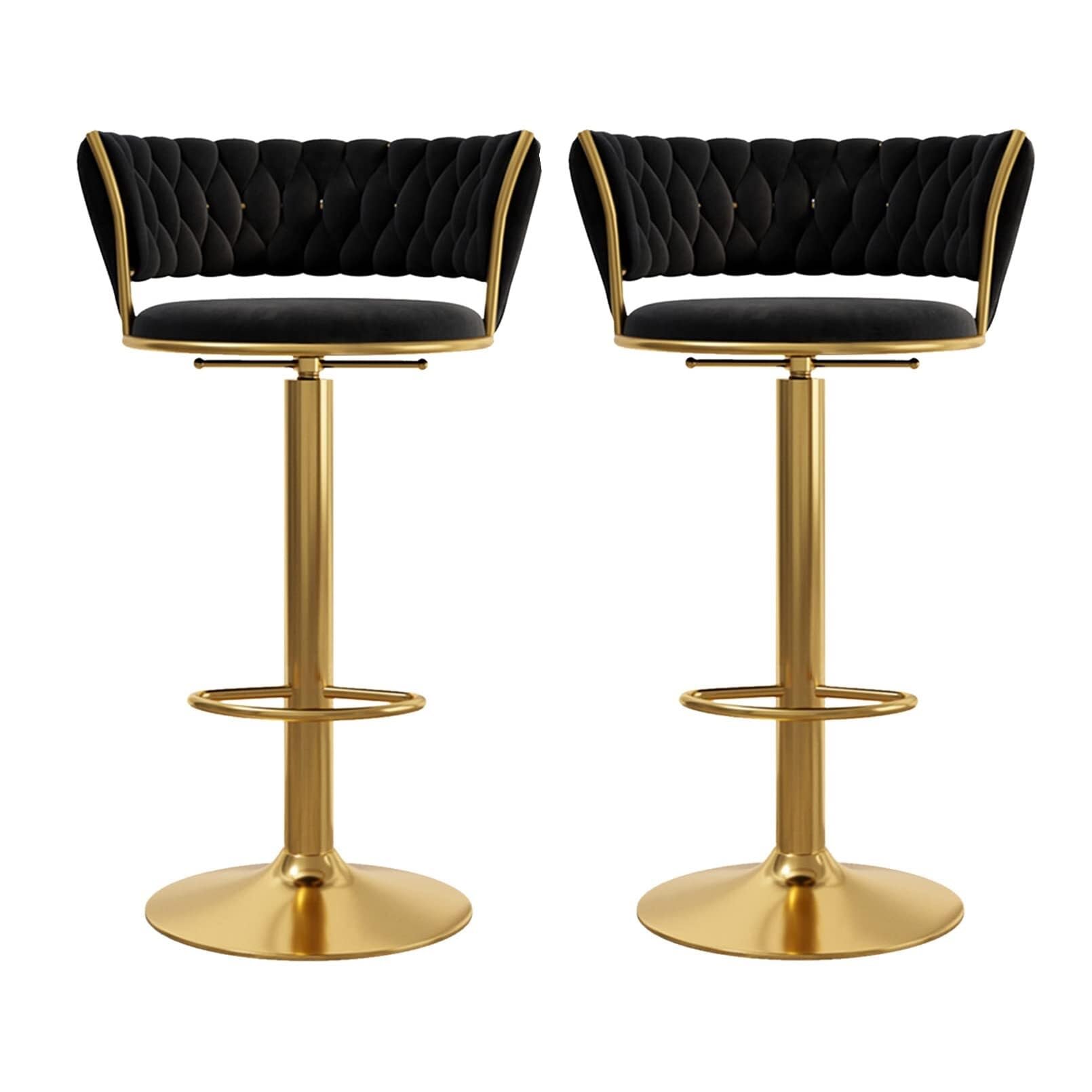 Adjustable Swivel Bar Stool Set of 2