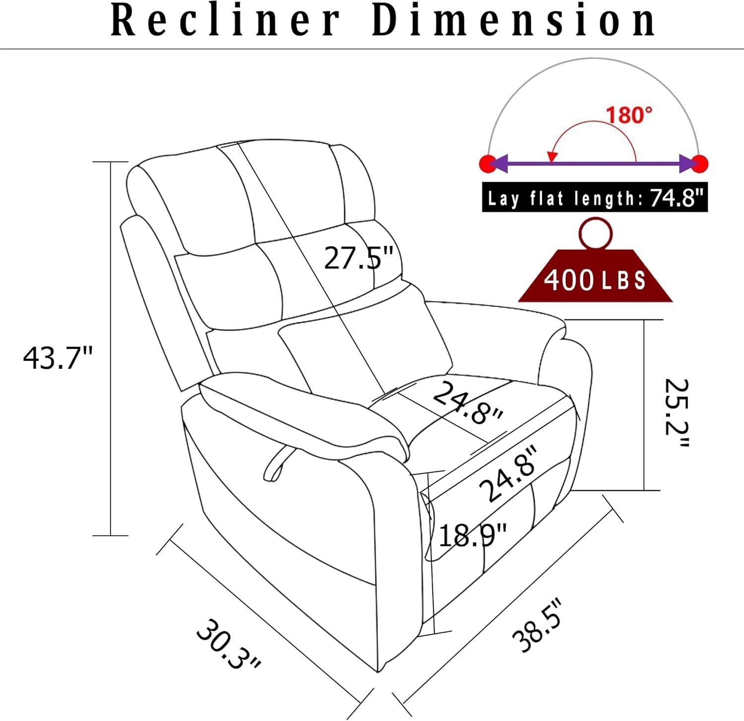 Power Lift Recliner with Heat and Massage