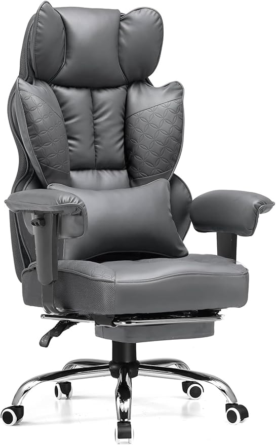 Big and Tall Office Chair 400lbs with Lumbar Support