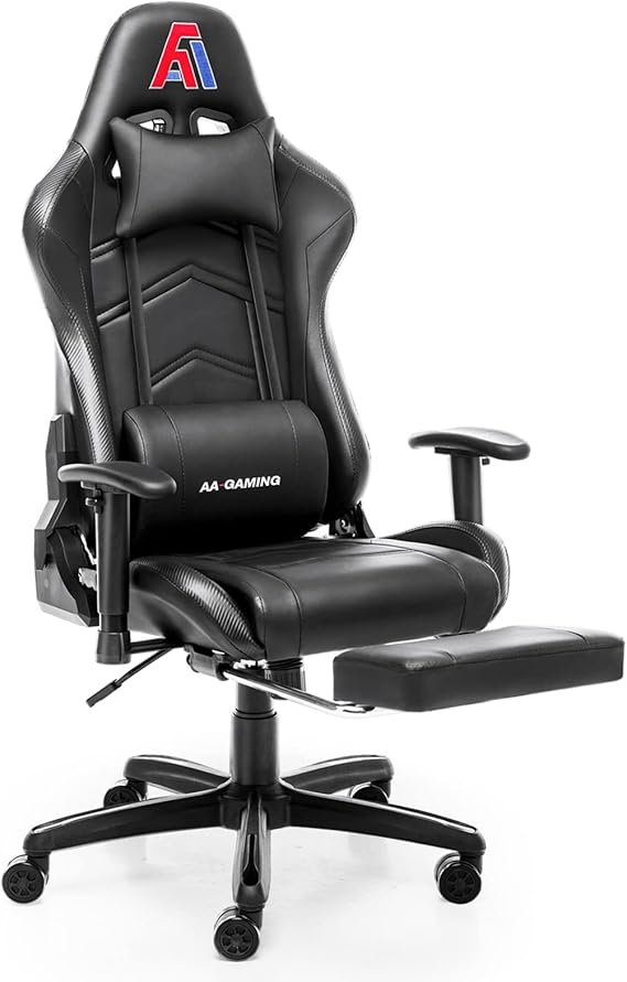 High Back Ergonomic Gaming Chair with Footrest