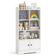 Kids Toy Storage Cabinet with Shelves and Doors