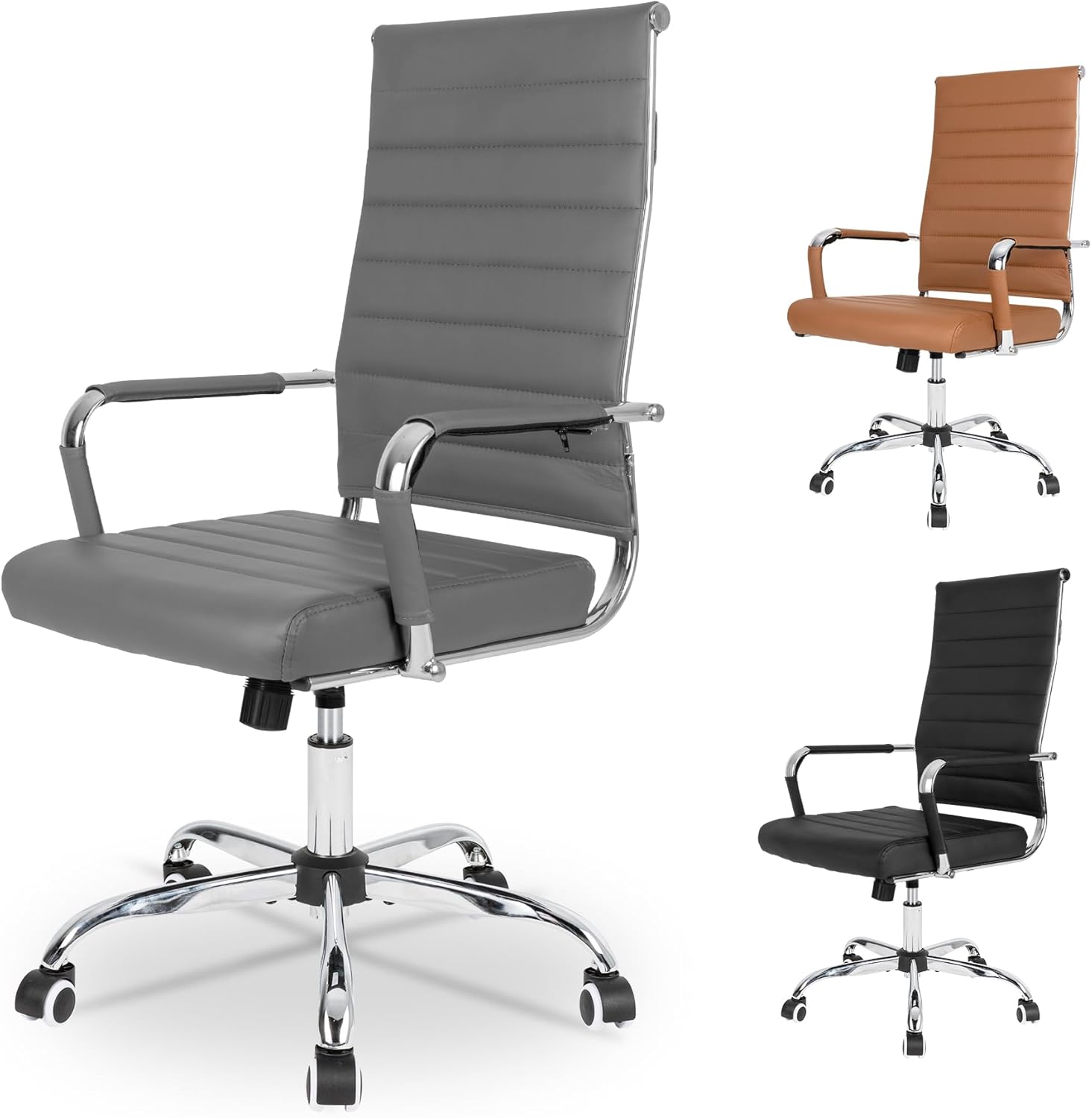 Ergonomic Leather Office Chair