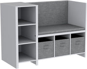 Kids Reading Nook Bench with Storage
