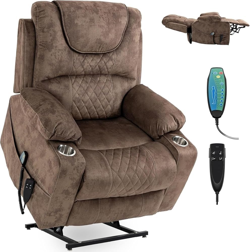 Power Lift Recliner Chair with Heat and Massage