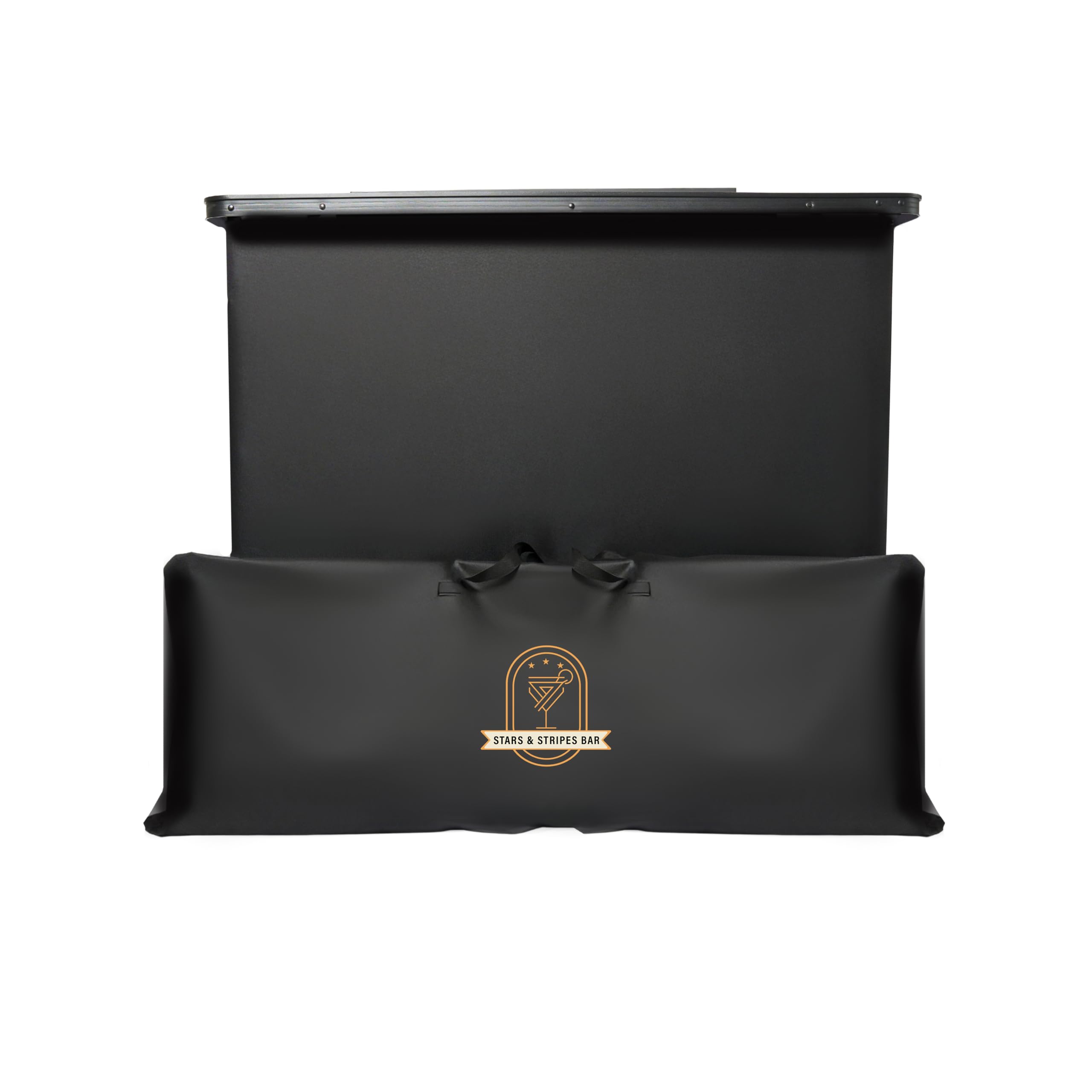 Portable Bar Station with Black Skirt