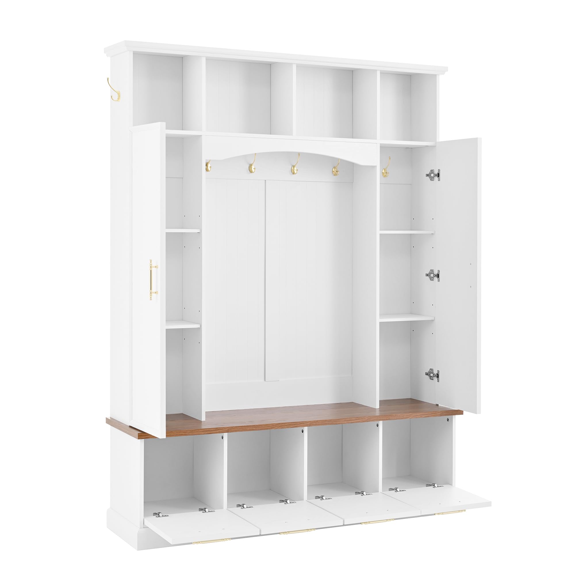 Hall Tree with Storage Bench